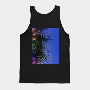 Retro Palm Trees. California Tank Top